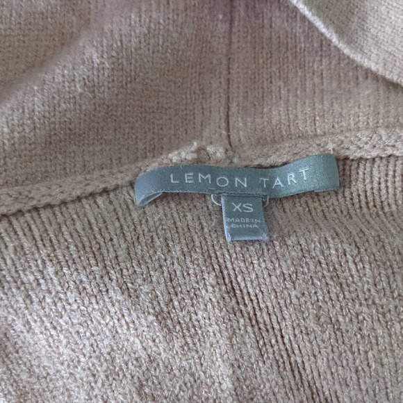 Lemon Tart Dusty Rose Pink Cardigan sz xs - Picture 3 of 4